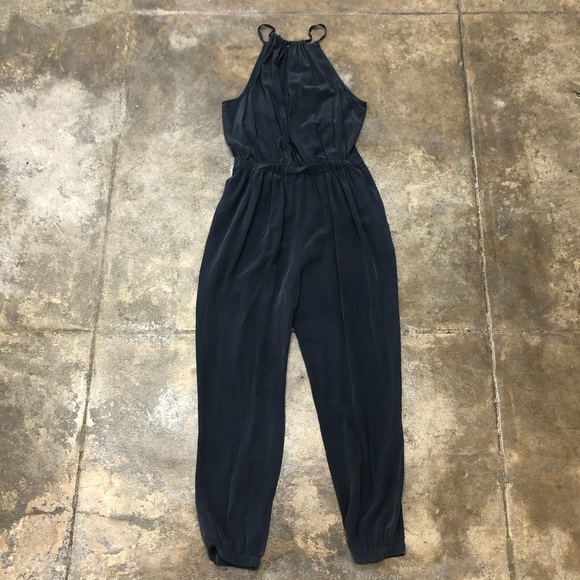 Anthropologie DRESSED TO KILL FATALE Jumpsuit Silk - Picture 4 of 8